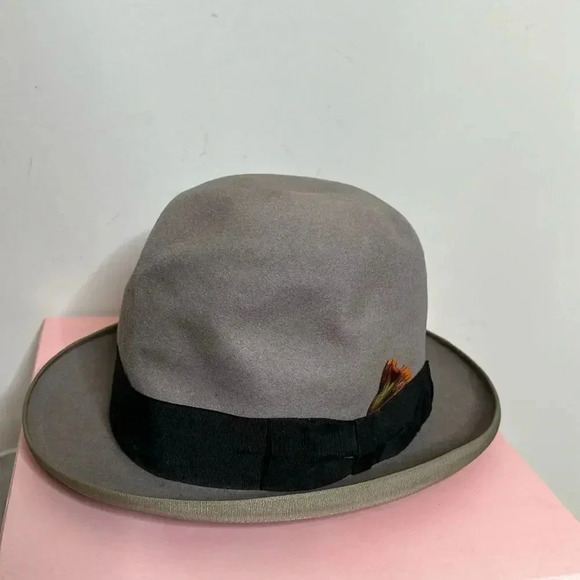 Vintage Royal Bates Gray Fedora Hat